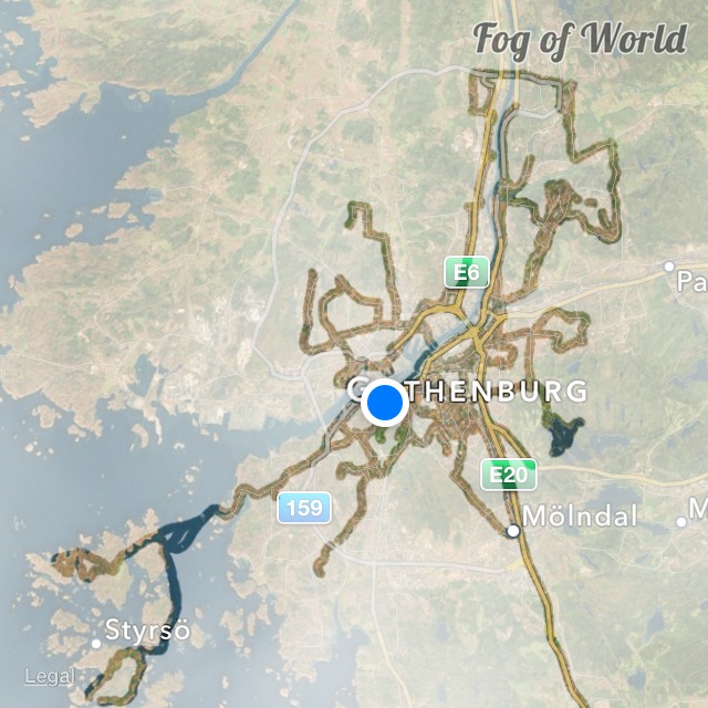 Discovered area of site so far